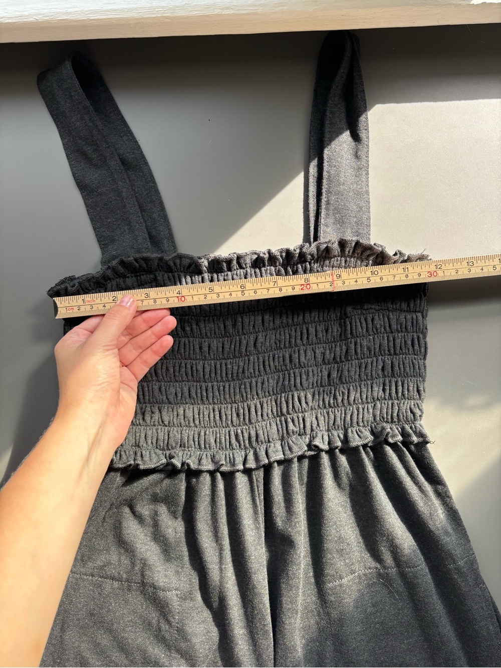 Natural Life Smocked Wide Leg Jumpsuit- XS - Picture 8 of 9